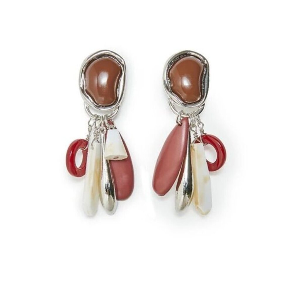 Boho Statement Dangle Earrings N1470 - image 2